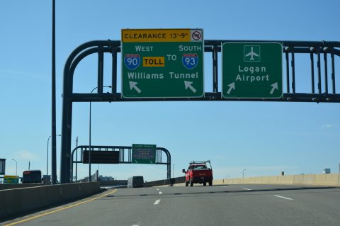 Route 1A south at I-90 - Boston, MA