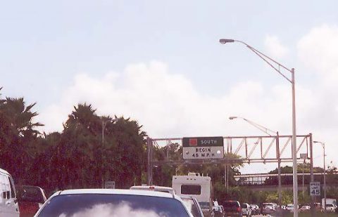 I-95 south at US 1 - Miami, FL - 2000