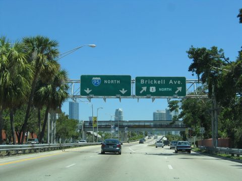 US 1 north at I-95 - Miami, FL - 2006