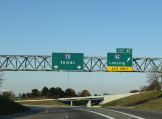 I-75 south at I-96 - Detroit, MI