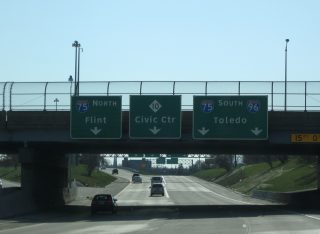I-96 east at I-75 - Detroit, MI