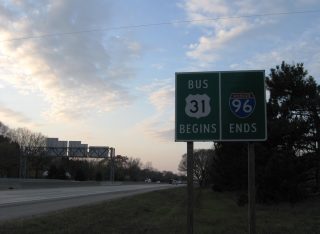 I-96 west at US 31 - Fruitport Charter Twp, MI