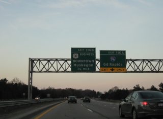 US 31 north at I-96/US 31 Business - Norton Shores, MI