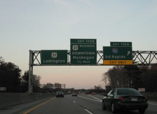 US 31 north at I-96/US 31 Business - Norton Shores, MI