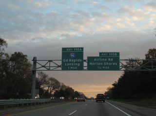 US 31 south at I-96/US 31 Business - Norton Shores, MI