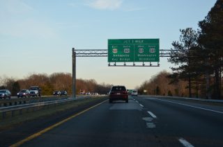 I-97 south one mile ahead of I-595/US 50-301 near Parole, MD.