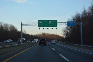 I-97 south ahead of US 50/301 in Anne Arundel County, MD.
