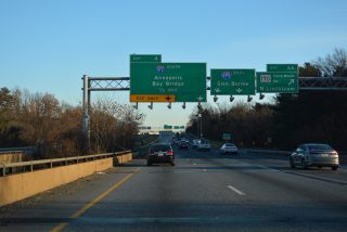 I-695 east at MD 170, a half mile from I-97 in Linthicum.