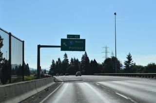 I-105/OR 126 east at Exit 4 B to I-5 north for Salem and Portland