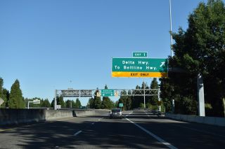 I-105/OR 126 west at Delta Hwy in Eugene