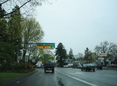 Replaced overhead for I-105 on OR 99/126 east in Eugene