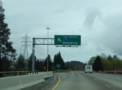 I-105/OR 126 west at I-5 south in 2005