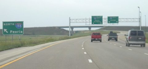 I-55 north at I-155 - 2005