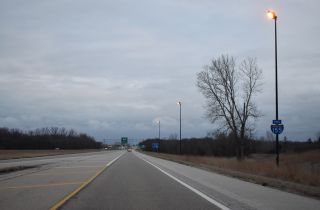 I-155 south end shield