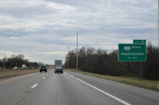 I-24 west a half mile from I-169 north