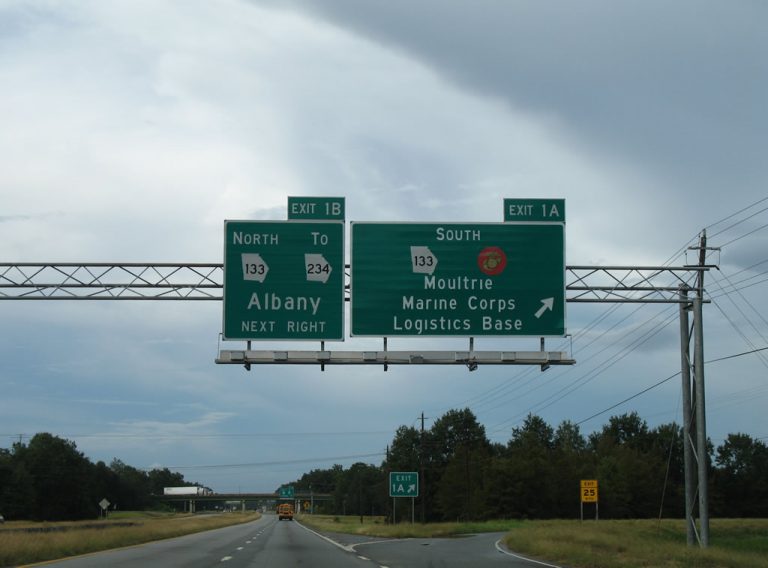 US 19/SR 3 north at SR 133 - Albany, GA