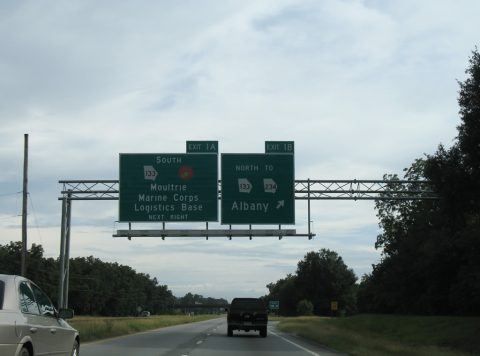 US 19/SR 3 south at SR 133 - Albany, GA
