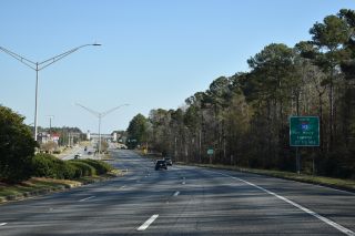 U.S. 27/280 (Victory Drive) east meets the south end of I-185 in a half mile