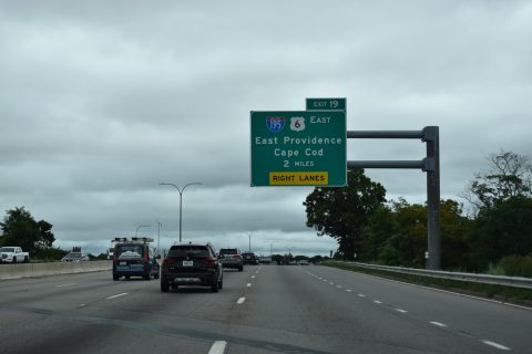 I-95 north at I-195/US 6 - Providence, RI