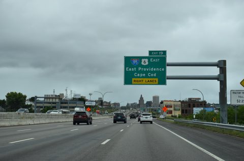 I-95 north at I-195/US 6 - Providence, RI