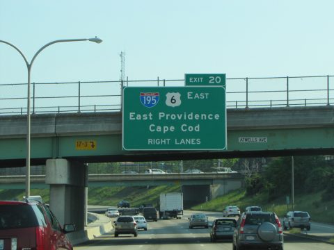 I-95 south at I-195/US 6 - Providence, RI