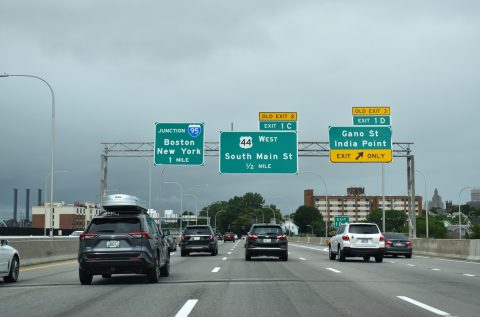 I-195/US 6 west at I-95 - Providence, RI