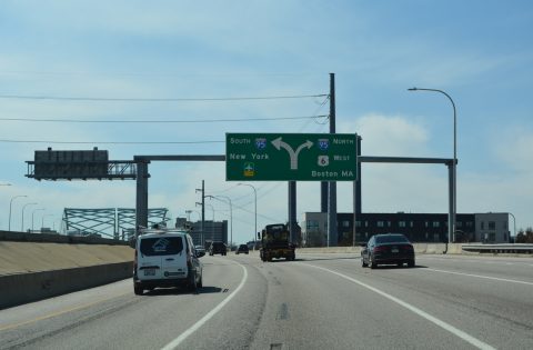 I-195/US 6 west at I-95 - Providence, RI