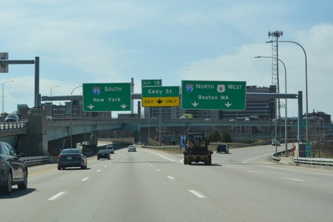 I-195/US 6 west at I-95 - Providence, RI