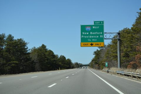 Route 25 west at I-195/495 - Wareham, MA