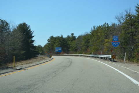 Route 25 west at I-195 - Wareham, MA