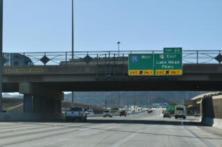 I-11/US 93-95 south at I-215/SR 564 (Lake Mead Pkwy) in Henderson, NV.