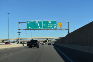 I-15 north at SR 160 west to Enterprise, Nevada