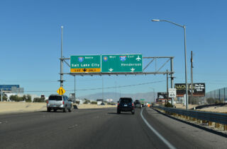 I-15 north between SR 160 and the Fish Bowl interchange with I-215/CC-215