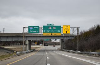 Ramps from I-55 east to I-255 also connect with U.S. 61/67