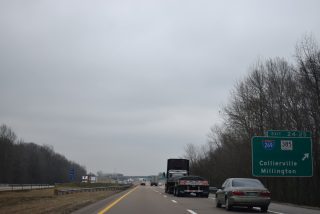 I-40 east at I-269/SR 385 - Arlington, TN