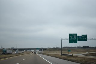 I-40 east at I-269/SR 385 - Arlington, TN