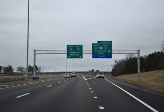 I-55 north at I-69/269 - Hernando, MS