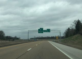 I-269 north at I-40/SR 385 - Arlington, TN