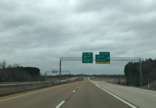 I-269 north at I-40/SR 385 - Arlington, TN