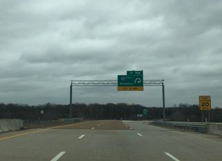 I-269 north at I-40/SR 385 - Arlington, TN