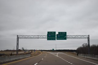 SR 385 south at I-40/269 - Arlington, TN