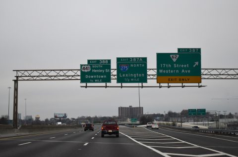 I-40 east at I-275 - Knoxville, TN