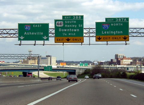 I-40 east at I-275 - 2003