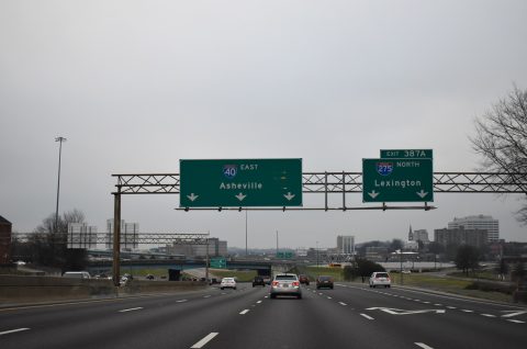I-40 east at I-275 - Knoxville, TN