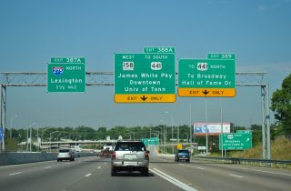 I-40 west at I-275 - Knoxville, TN