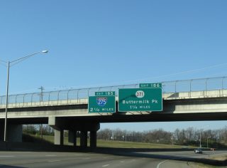 I-71/75 south at I-275 - Fort Mitchell, KY