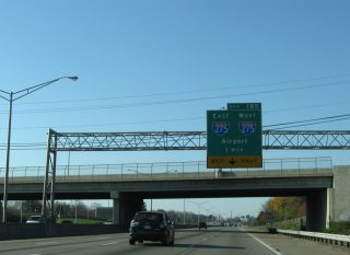 I-71/75 south at I-275 - Crescent Springs, KY