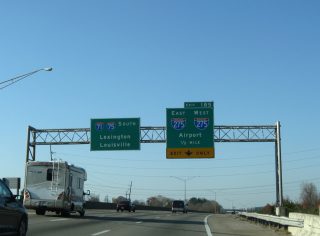 I-71/75 south at I-275 - Erlanger, KY
