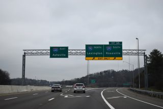 I-75/640 north at I-275/US 25W - Knoxville, TN