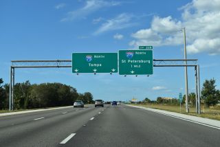 One mile from I-275 north on I-75 north near Ellenton, FL